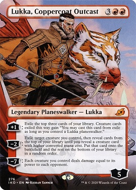 Lukka, Coppercoat Outcast Ikoria- Lair of Behemoths Alternate Art